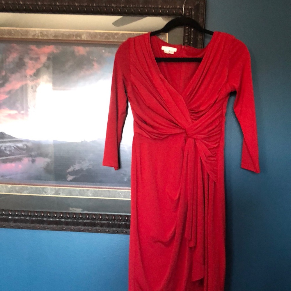 London times red dress perfect for valentines.